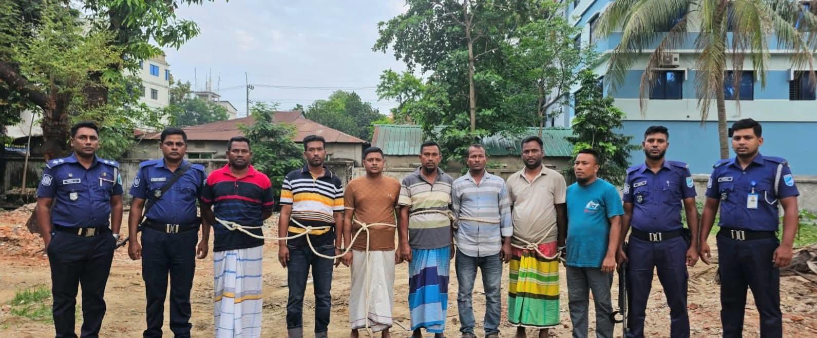 রূপগঞ্জ থানায় পুলিশ আক্রান্ত মামলায় ৭ আসামি কক্সবাজার থেকে গ্রেফতার