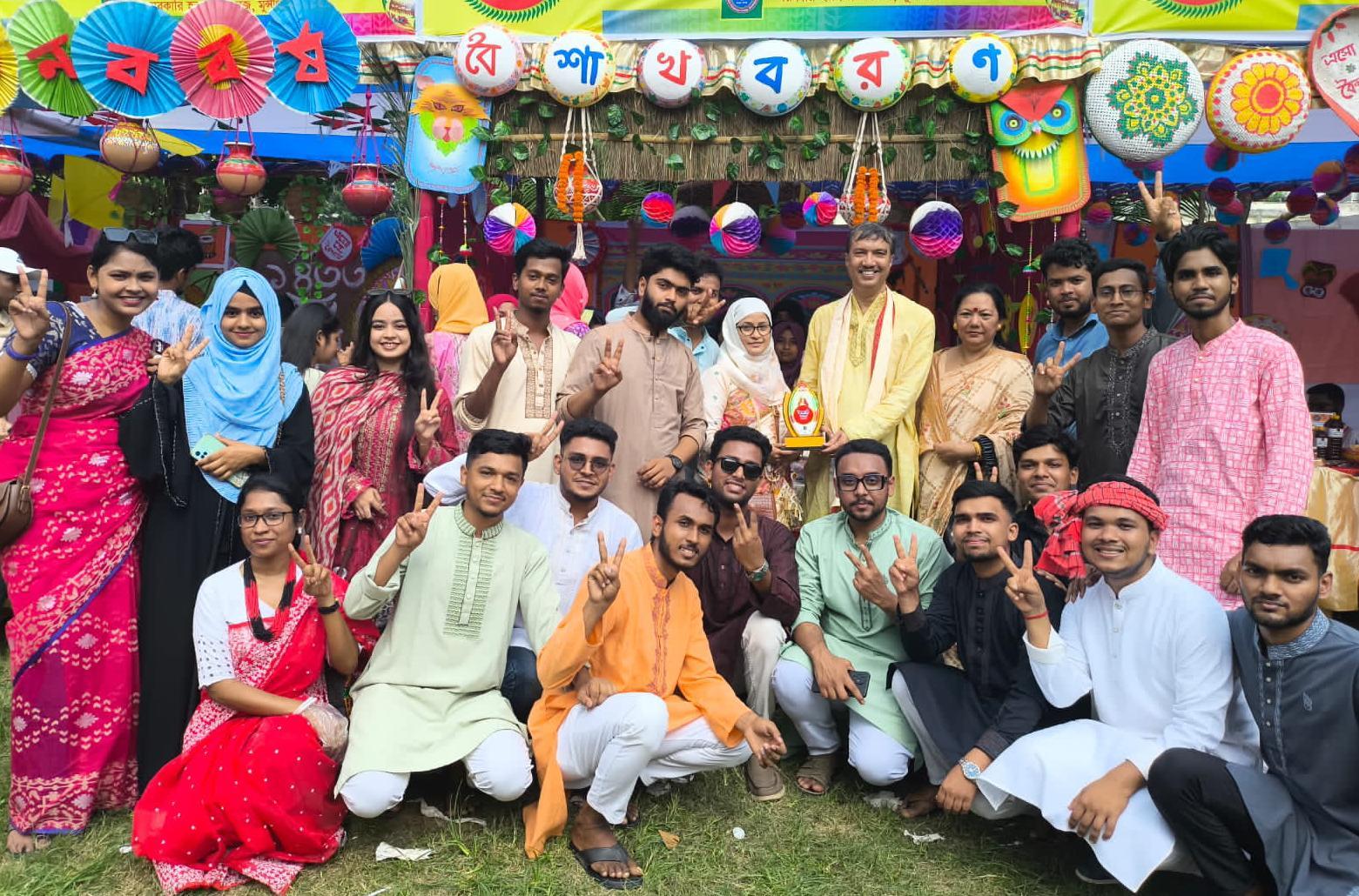 সরকারি হরগঙ্গা কলেজে বৈশাখী মেলা ও সাংস্কৃতিক অনুষ্ঠানে উদ্ভিদবিজ্ঞান বিভাগের প্রথম স্থান অর্জন