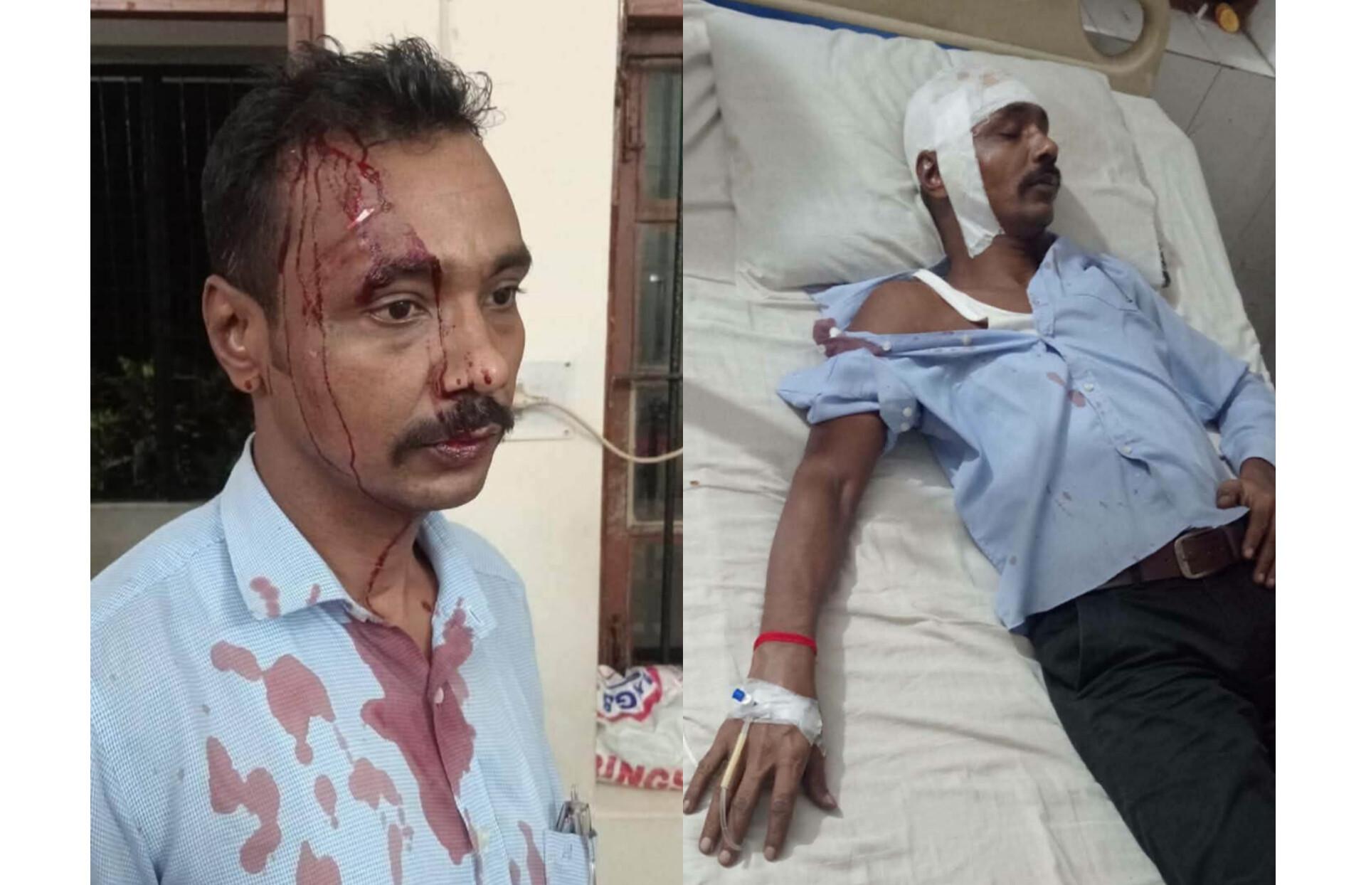 আগৈলঝাড়ায় দুই সাংবাদিকের ওপর বর্বরোচিত হামলা: অভিযুক্তদের বিচারের দাবিতে ফুসে উঠেছে সাংবাদিক সমাজ
