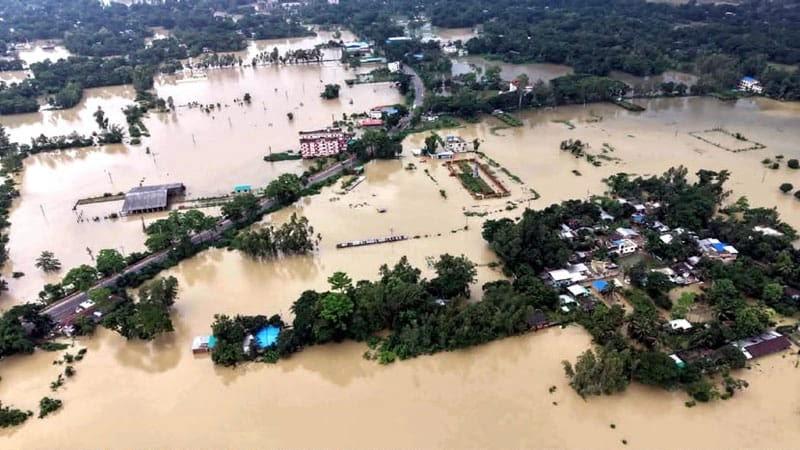 বন্যাকবলিত এলাকায় বানভাসী মানুষের পাশে দাঁড়ানোর আহ্বান জানিয়েছেন -এমএ আলীম সরকার