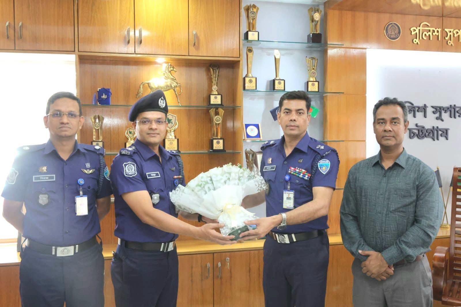 আনোয়ারা সার্কেলে নতুন সহকারী পুলিশ সুপার হিসেবে মাহমুদুল হাসানের যোগদান।