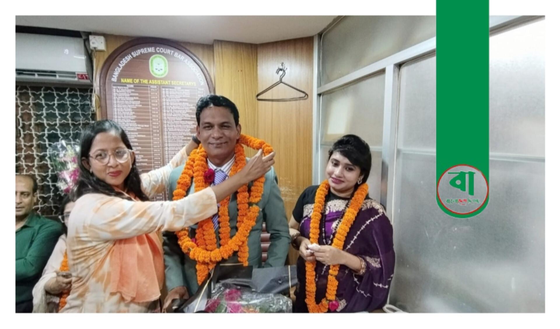 বাংলাদেশ সুপ্রিম কোর্ট আইনজীবী সমিতির নবনির্বাচিত সহ-সম্পাদক অ্যাড. মোঃ মাকসুদ উল্লাহকে ভিকটিম সাপোর্ট এন্ড হিউম্যান রাইটস অর্গানাইজেশনের অভিনন্দন