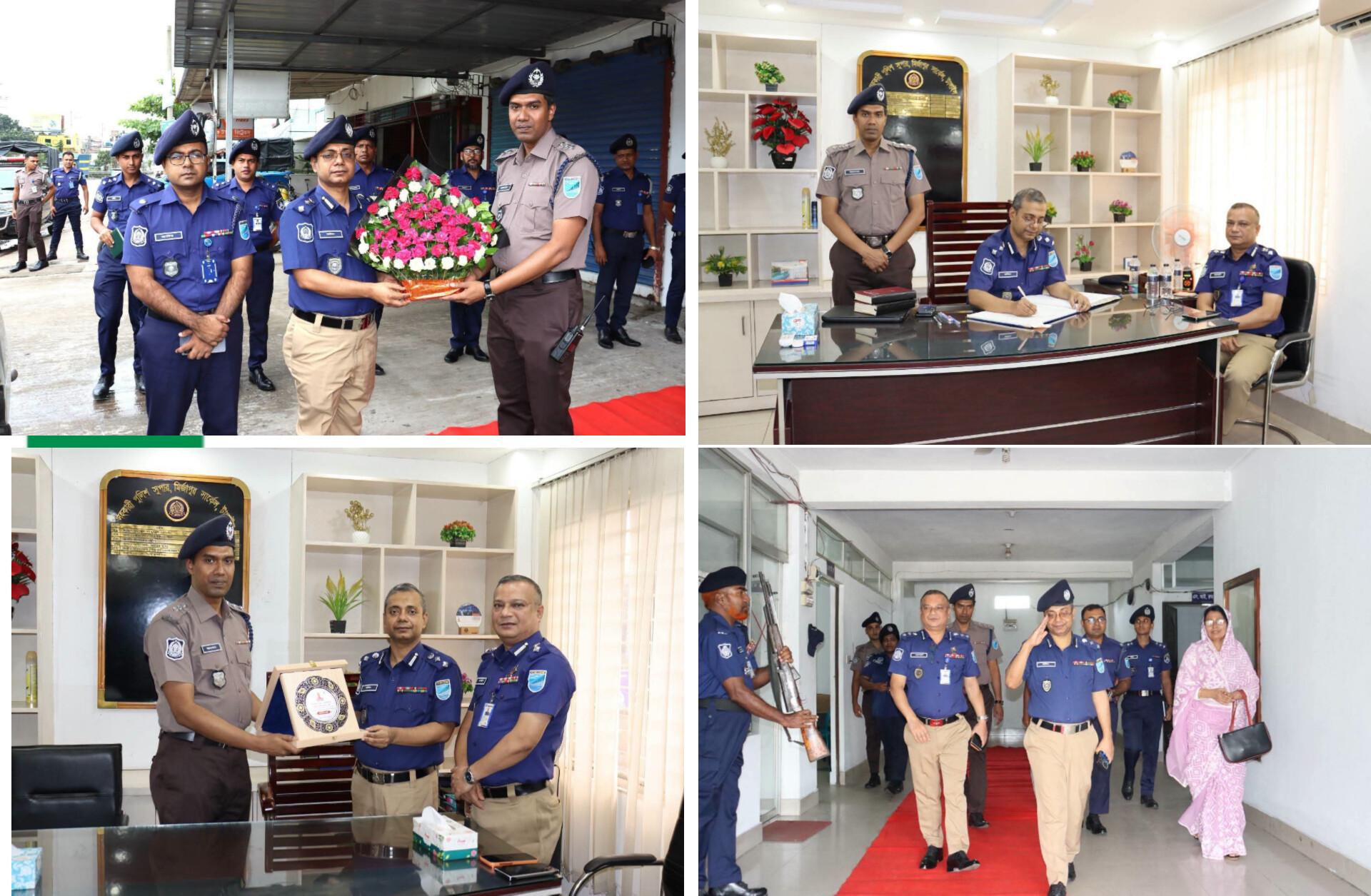 মির্জাপুর সার্কেল অফিস পরিদর্শনে ঢাকা রেঞ্জের অ্যাডিশনাল ডিআইজি এম. এ. জলিল