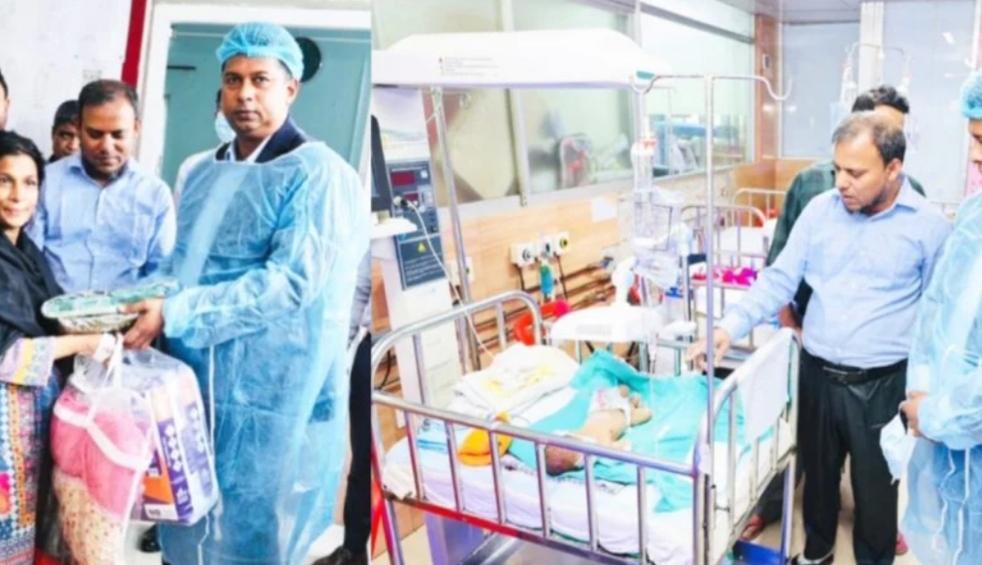 চট্টগ্রামে ফেলে যাওয়া মা ও নবজাতকের পাশে মানবিক ডিসি জাহিদুুল ইসলাম