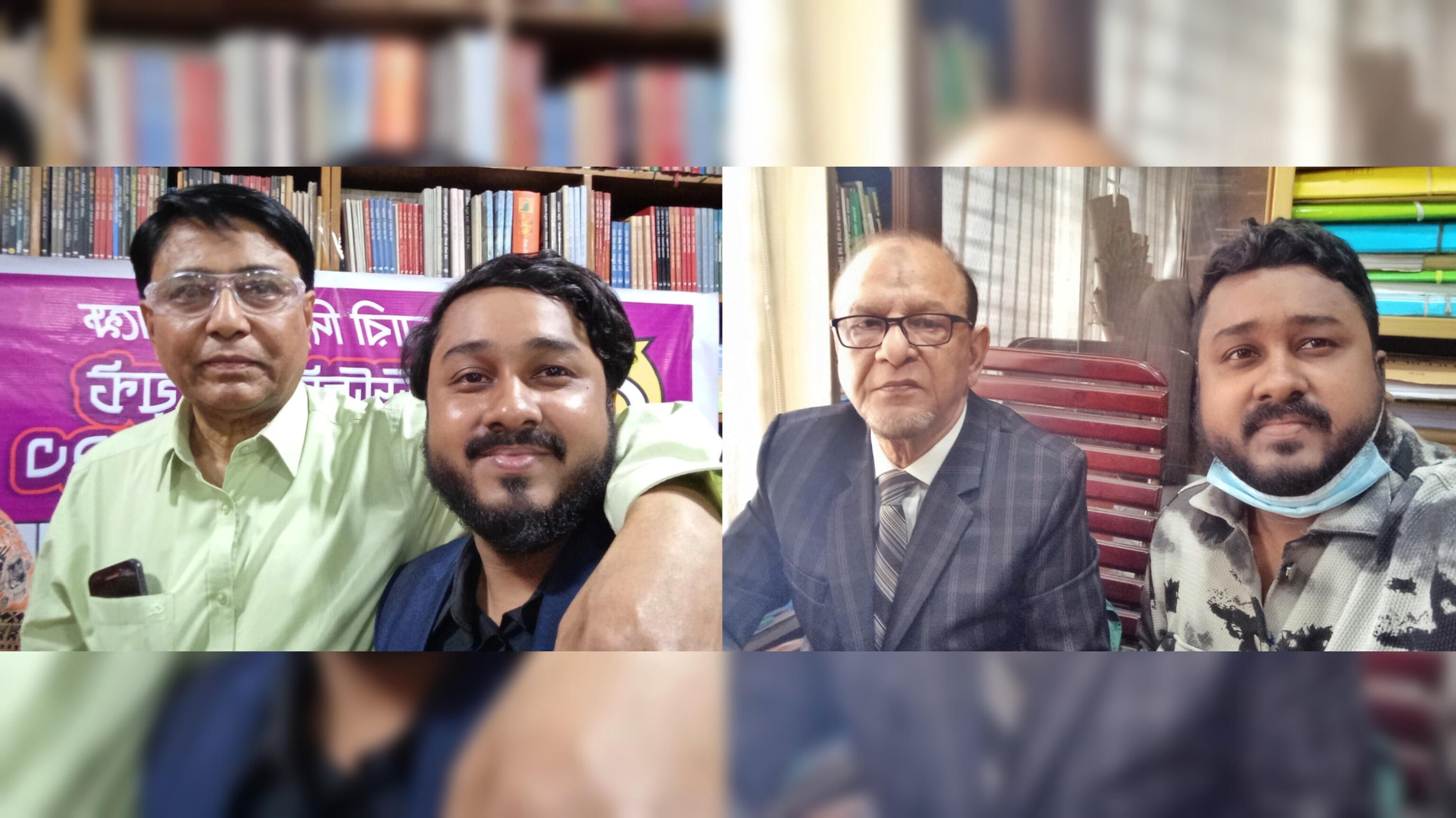 ঢাকা সুপ্রিম ও হাইকোর্ট বিভাগের বিচারপতি ড.আবু তারিক ও এস এম মজিবুর।