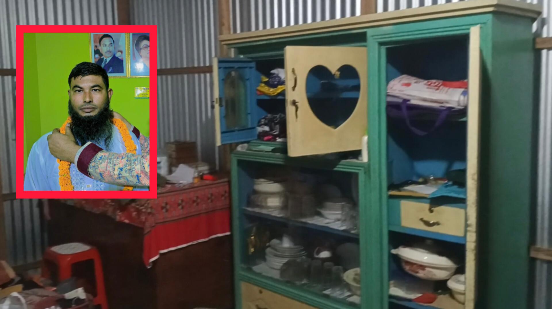 শ্রমিক দলের সভাপতির বিরুদ্ধে বাড়ি-দোকানে হামলার অভিযোগ
