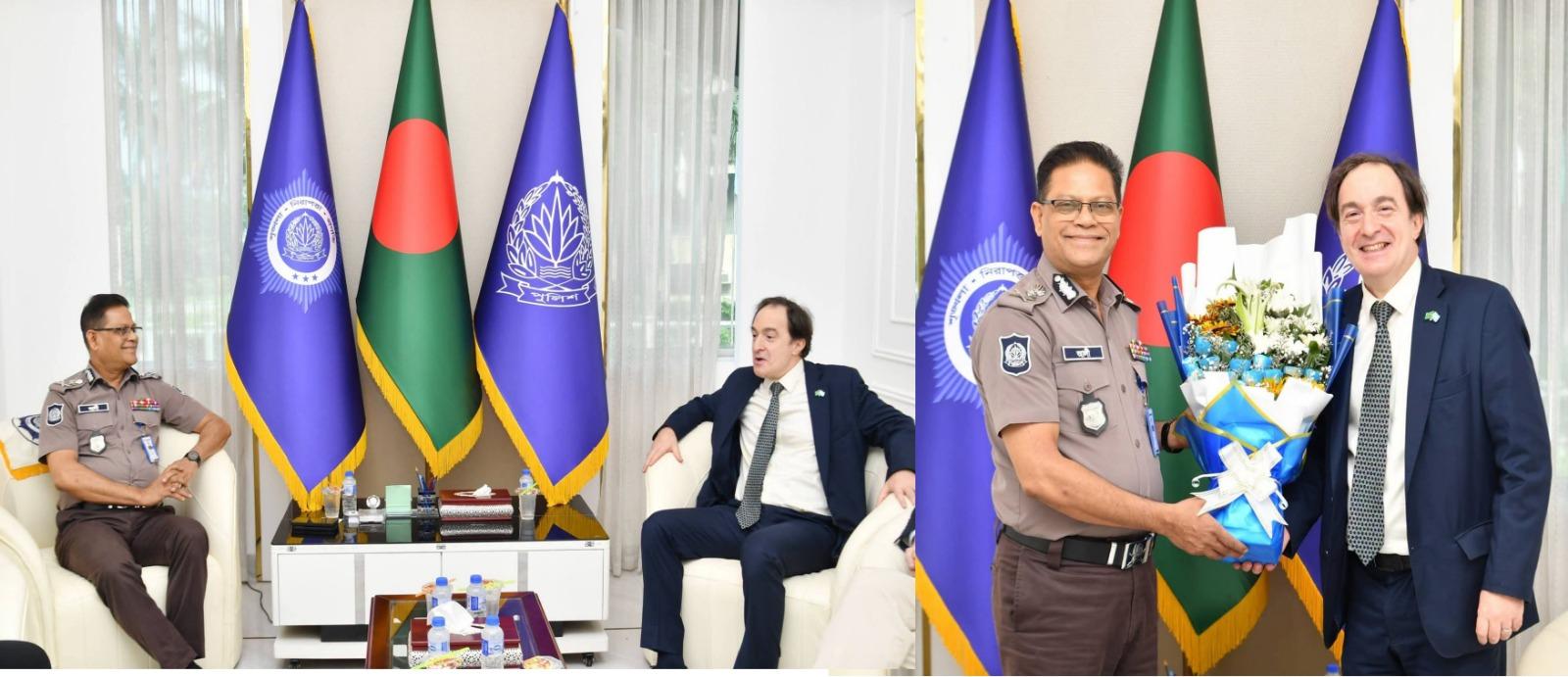 আইজিপির সঙ্গে আর্জেন্টিনার রাষ্ট্রদূতের সৌজন্য সাক্ষাৎ