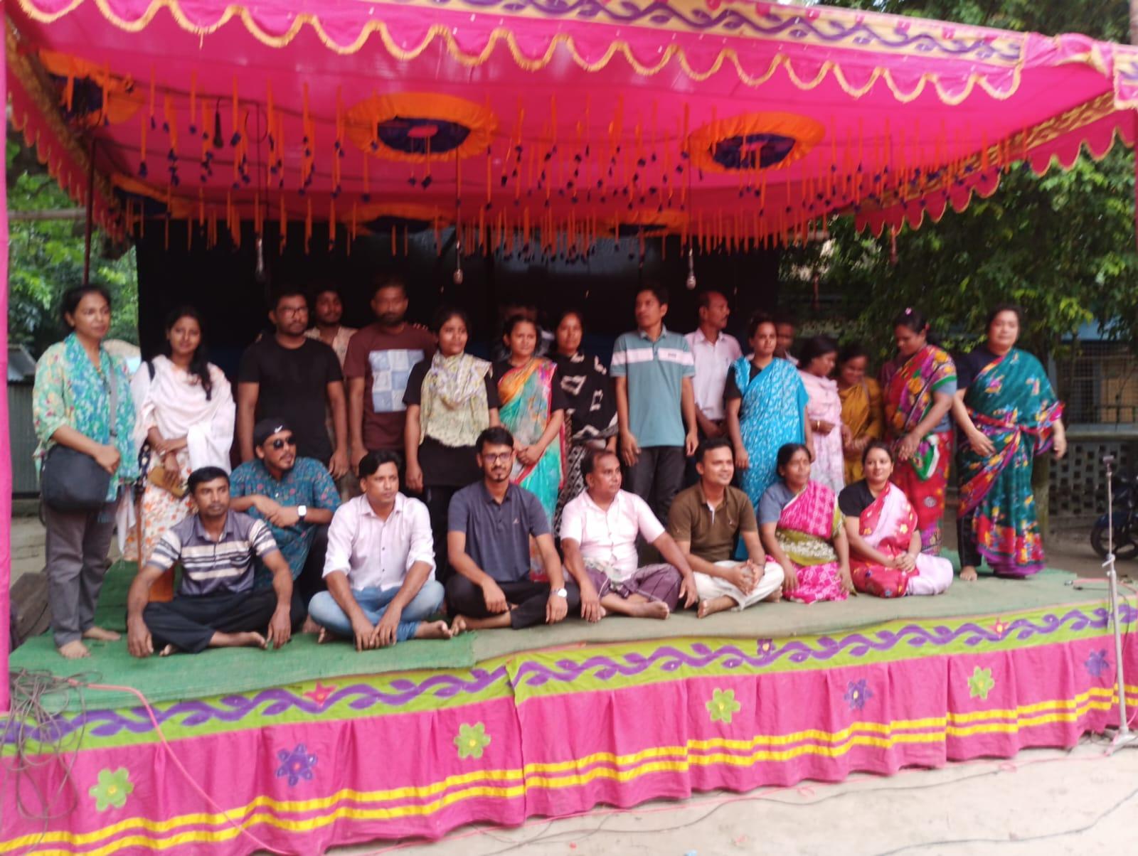 ফুলজোড় নদী রক্ষার আহ্বানে গণ নাটক